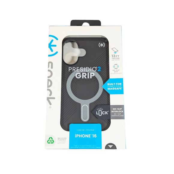 speck Other - B8-O Speck Presidio2 Grip Magsafe ClickLock Case for Apple iPhone 16 Black‎